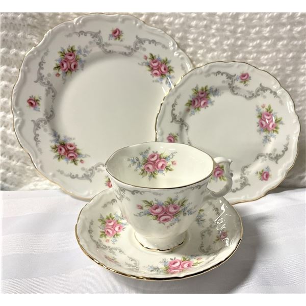 Royal Albert Tea Cup,  Tranquility , Saucer and Two Plates