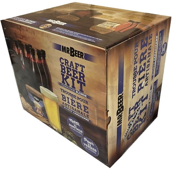 Beer Making Kit IN BOX, Makes 22 glasses of sin tax free beer!!!!!