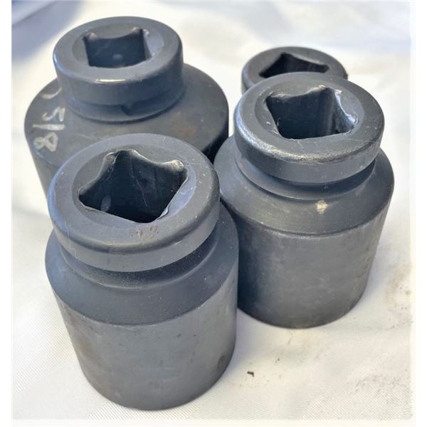 FOUR Large Impact Sockets