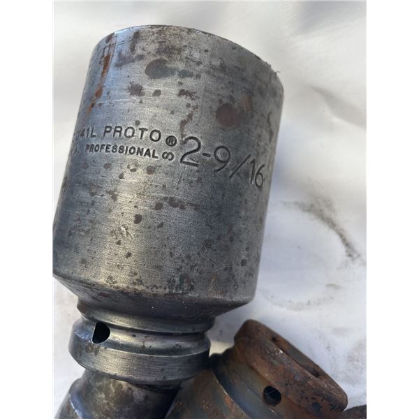 FOUR Large Impact Sockets