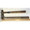 Image 1 : One large Socket Wrench and a Hammer