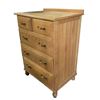 Image 1 : Custom Made very fine Wood Chest of Drawers