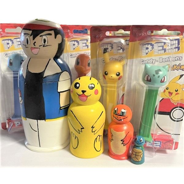 Pokemon Nesting Dolls and Pez Dispensers