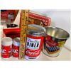 Image 2 : Coca Cola Tins, caddy, salt & Pepper