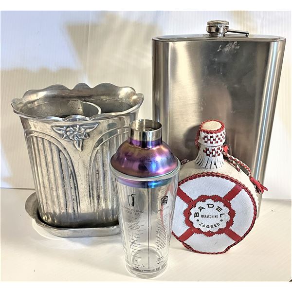 Alcohol Beverage Containers and ice bucket