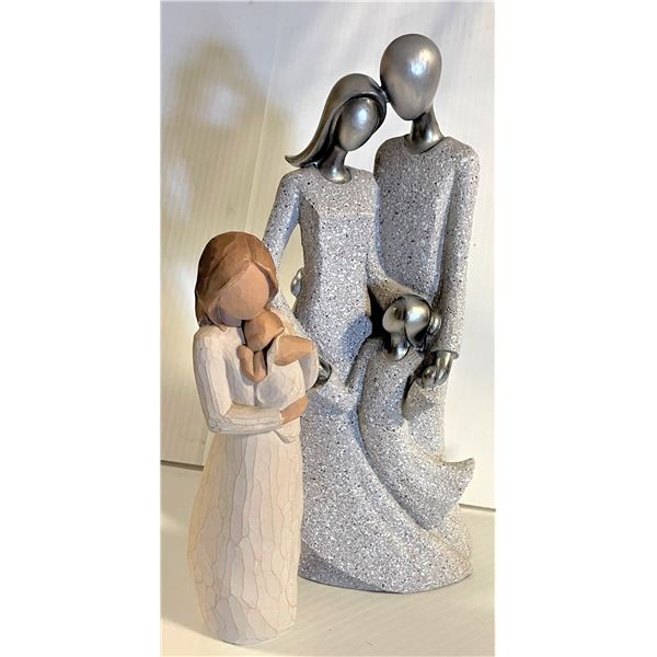 Willow Tree and Happy Family Statues