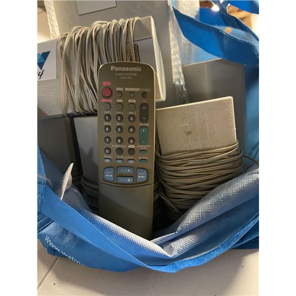Panasonic Speakers and Remote Control