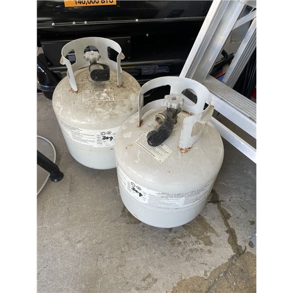 Two Propane tanks , empty  NO SHIPPING