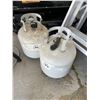 Image 1 : Two Propane tanks , empty  NO SHIPPING