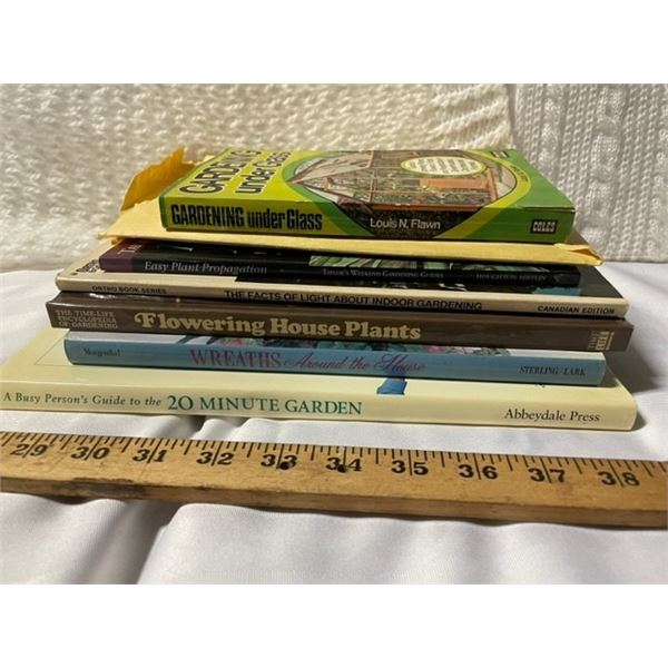Gardening book lot