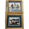 Image 2 : TWO Framed Artworks with Eagles