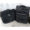 Image 3 : 3 Piece Luggage Set by Samsonite/ 2 Black Luggage bags