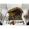 Image 1 : An Charming Assortment of Nativity Figures/Houses