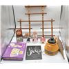 Image 1 : Vintage Scale, Laundry Rack with an Assortment of Charming Items