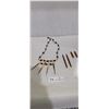 Image 2 : An Exotic Necklace featuring Porky Pine Quills and 2 Elegant Matching Pens