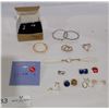 Image 1 : An Assortment of Beautiful Costume Earrings and Pins