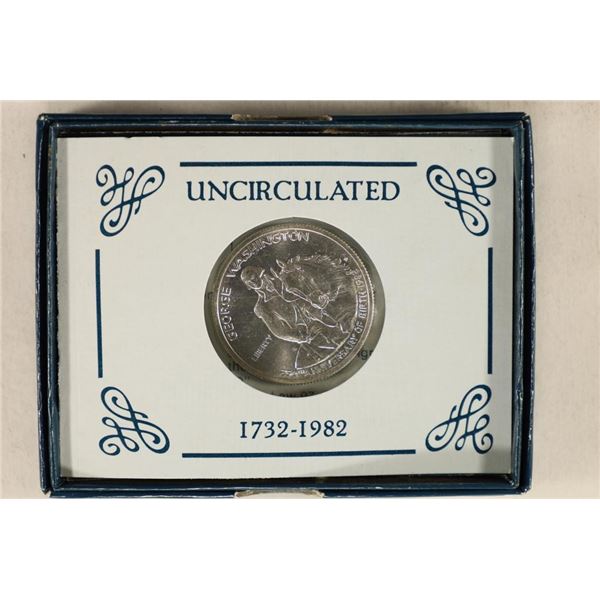 1982-D GEORGE WASHINGTON COMMEMORATIVE SILVER