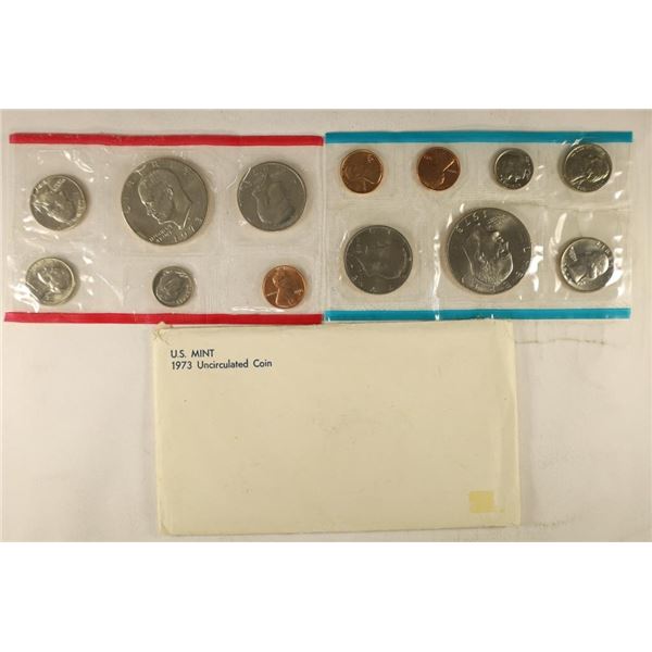 1973 US MINT SET (UNC) P/D/S (WITH ENVELOPE)