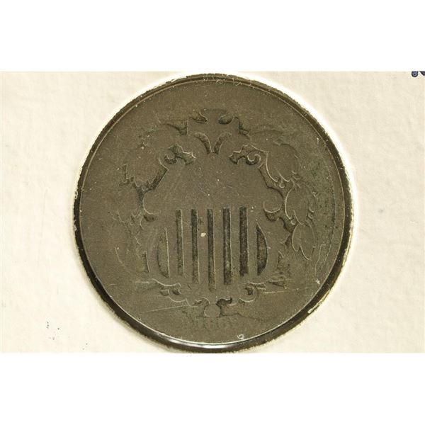 1869 SHIELD NICKEL
