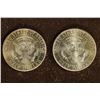 Image 2 : 2-COLORIZED KENNEDY HALF DOLLARS BU WITH: US