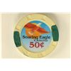 Image 2 : 50 CENT SOARING EAGLE CASINO CHIP