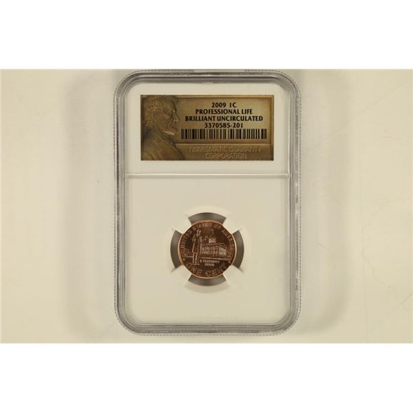 2009 LINCOLN CENT PROFESSIONAL LIFE NGC BU