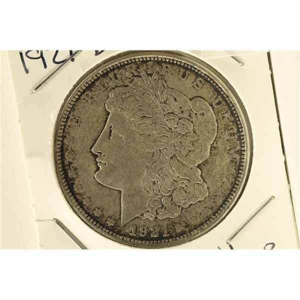 1921-D MORGAN SILVER DOLLAR