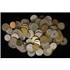 Image 2 : 1 POUND MIXED FORIEGN COINS.  MANY DIFFRENT