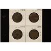 Image 2 : 1819, 1838 + 2-1845 US LARGE CENTS ALL DAMAGED AS