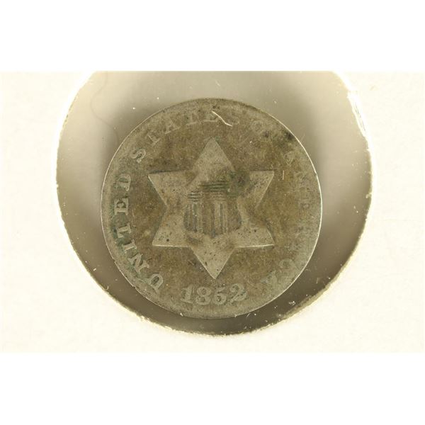 1852 THREE CENT PIECE (SILVER)