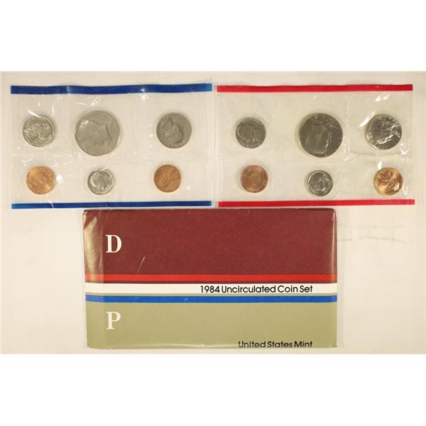 1984 US MINT SET (UNC) P/D (WITH ENVELOPE)