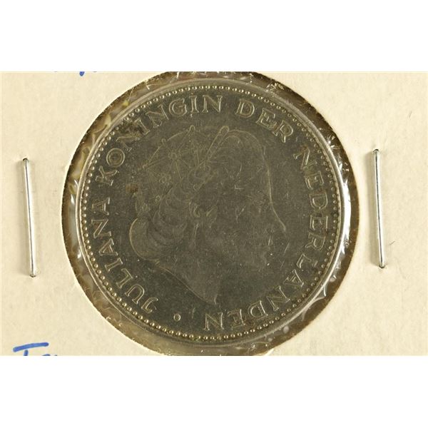 1970 NETHERLANDS 2 1/2 GULDEN