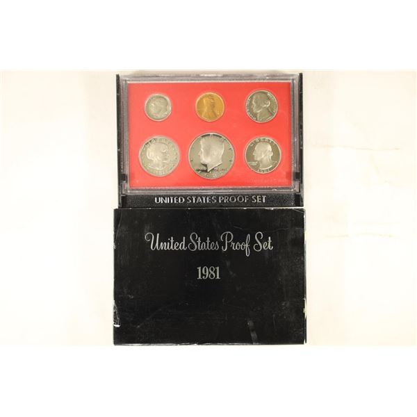 1981 US PROOF SET (WITH BOX)