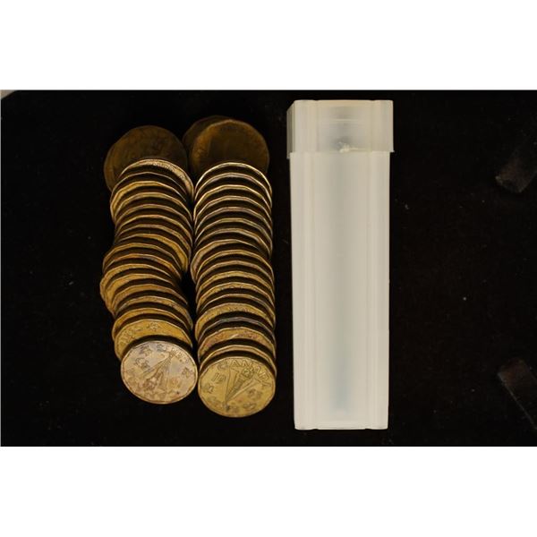 ROLL OF 40-1943 CANADA TOMBAC NICKELS