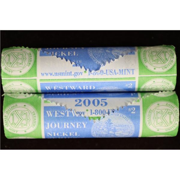 2 SOLID DATES ROLLS OF 2005 P & D "OCEAN IN VIEW"