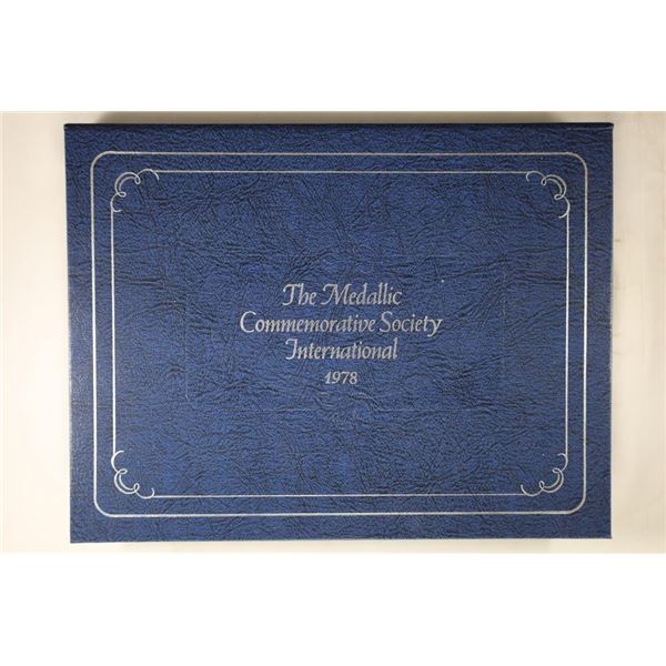 THE MEDALLIC COMMEMORATIVE SOCIETY DISPLAY BOX