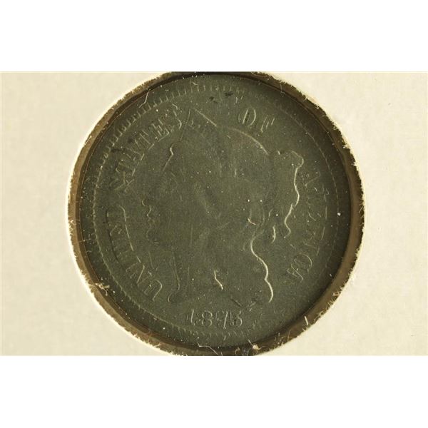 1875 THREE CENT PIECE (NICKEL)