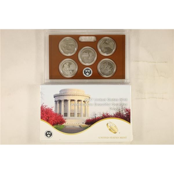 2017 US AMERICA THE BEAUTIFUL QUARTERS PF SET