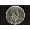 Image 1 : ABRAHAM LINCOLN GLASS 1 CENT, 5 1/2'' IN DIAMETER