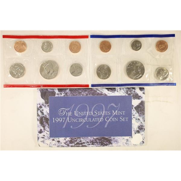 1997 US MINT SET (UNC) P/D (WITH ENVELOPE)