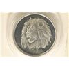 Image 1 : 1 TROY OZ .999 SILVER PROOF ROUND "LION"