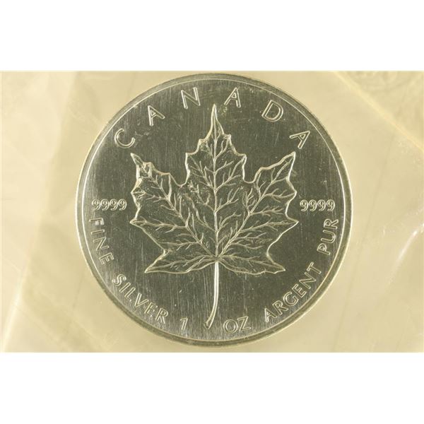 2003 CANADA SILVER $5 MAPLE LEAF BRILLIANT UNC