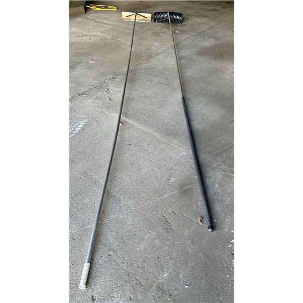 TWO SNOW RAKES