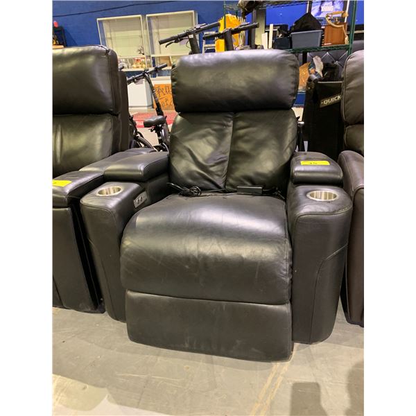 LEATHER ELECTRIC RECLINER