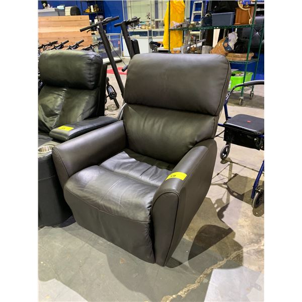 LEATHER ELECTRIC RECLINER