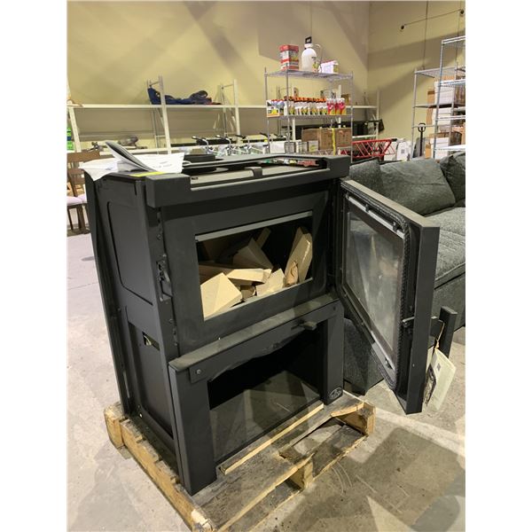 OSBURN MATRIX WOOD STOVE WITH BLOWER (FREIGHT DAMAGED)