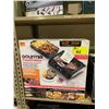 Image 1 : GOURMIA FOOD STATION SMOKELESS GRILL AND AIR FRYER