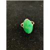 Image 1 : 14K LADIES RING SET WITH JADEITE