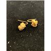 Image 1 : PAIR OF GOLD NUGGET EARRINGS