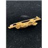 Image 1 : 10K BROOCH SET WITH GOLD NUGGET (11.6G)